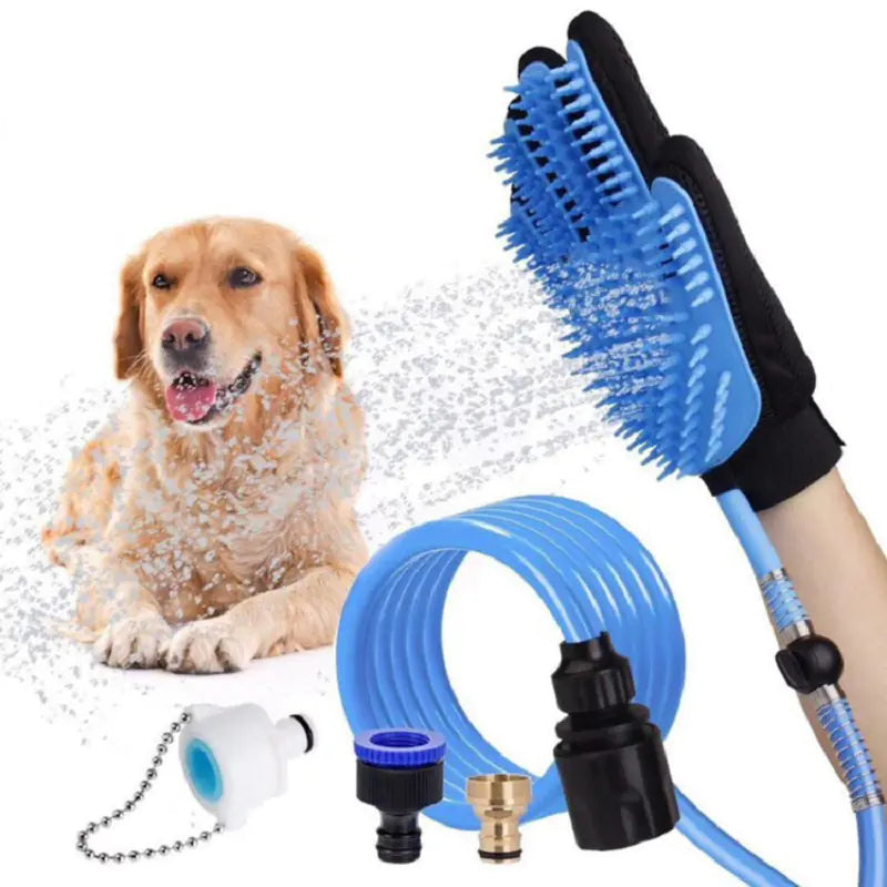 2-in-1 Pet Shower and Grooming Tool – Easy Bathing for Dogs and Cats