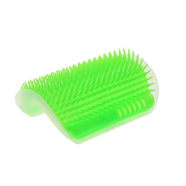 Cat Self-Groomer Corner Brush – Wall-Mounted Shedding Solution