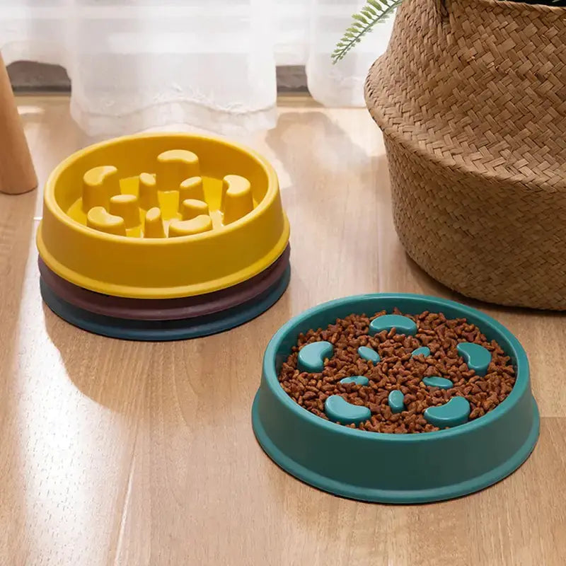 Petal Puzzle Bowl – Anti-Slip Slow Feeder for Dogs