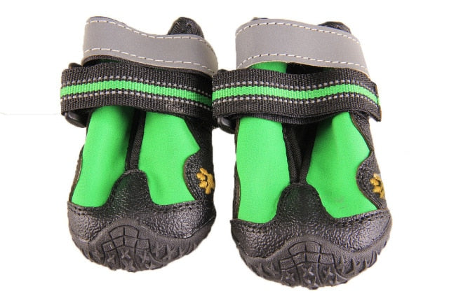 Waterproof Reflective Dog Boots – Anti-Slip with Adjustable Straps