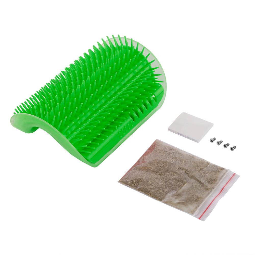 Cat Self-Groomer Corner Brush – Wall-Mounted Shedding Solution