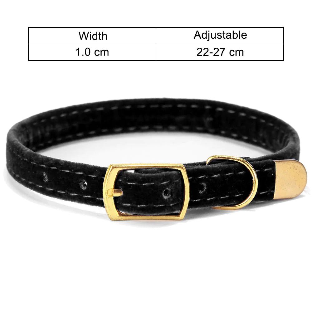 Adjustable Cat Collar – Soft Nylon with Safety Buckle