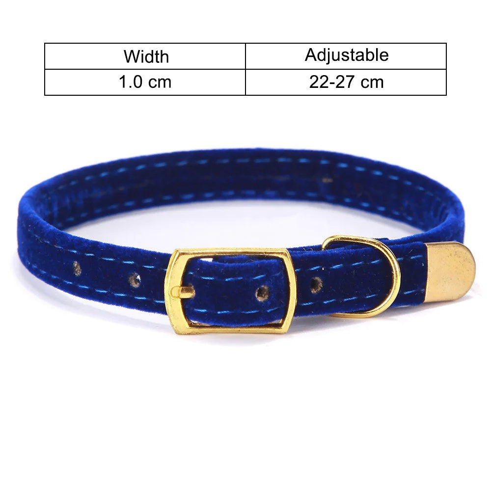 Adjustable Cat Collar – Soft Nylon with Safety Buckle
