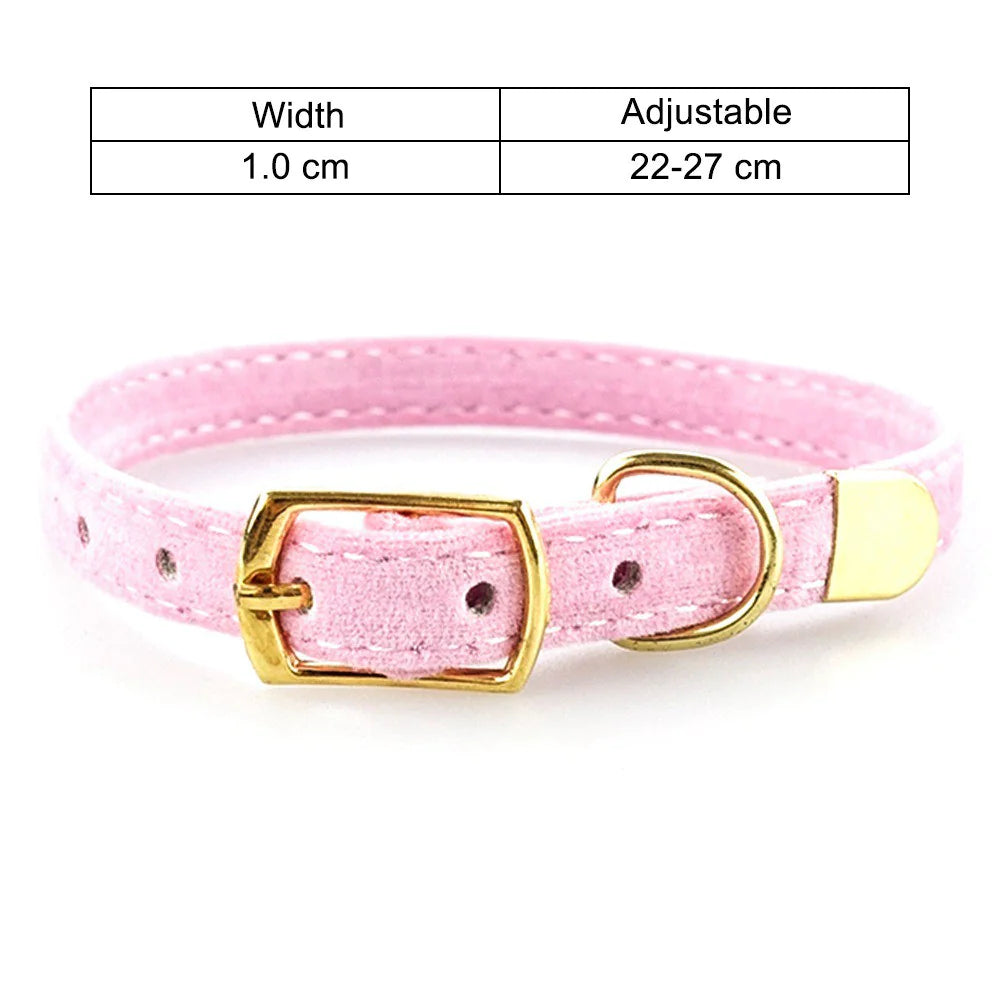 Adjustable Cat Collar – Soft Nylon with Safety Buckle