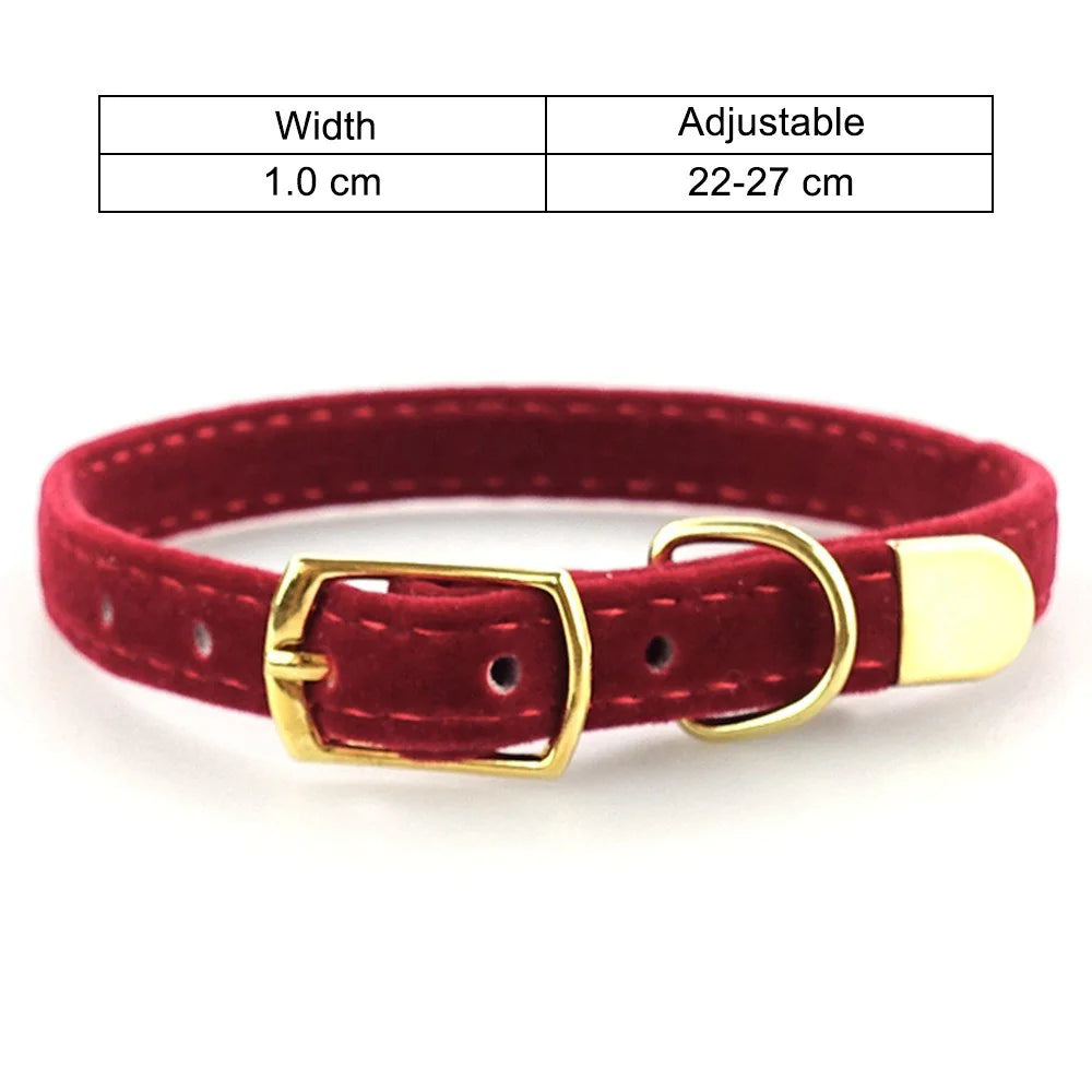 Adjustable Cat Collar – Soft Nylon with Safety Buckle